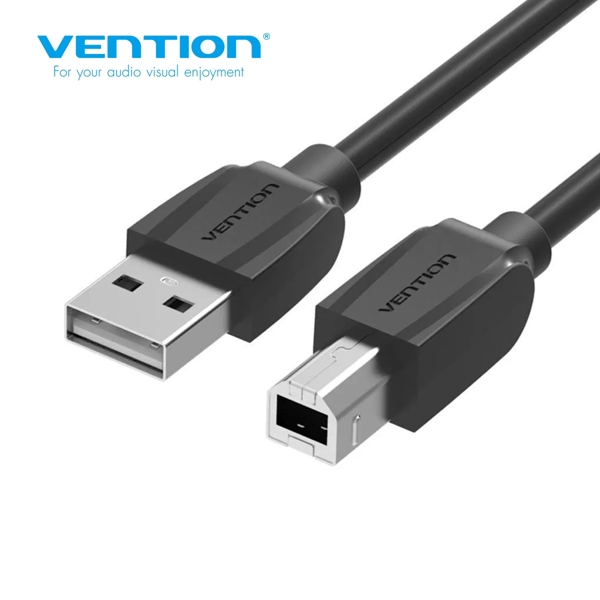 პრინტერის კაბელი Vention VAS-A59-B300 USB 2.0 A male to B male 3m Printer Cable