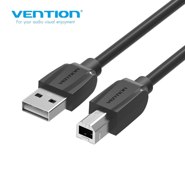 პრინტერის კაბელი Vention VAS-A59-B200 USB2.0 A Male to B Male Print Cable 2M Black