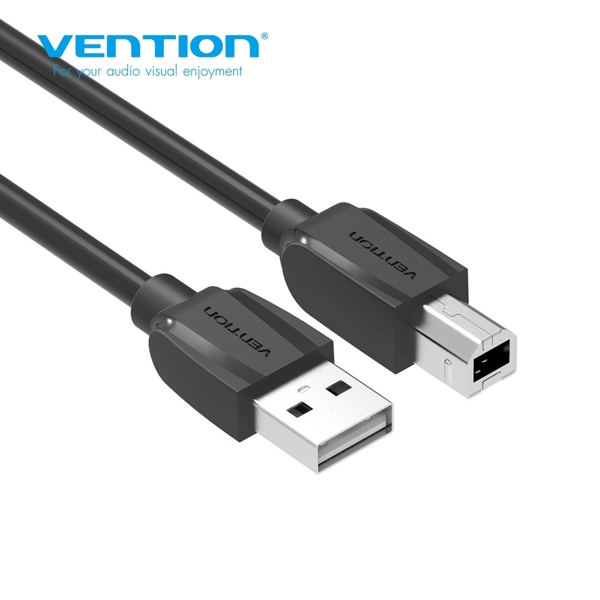 პრინტერის კაბელი Vention VAS-A59-B200 USB2.0 A Male to B Male Print Cable 2M Black