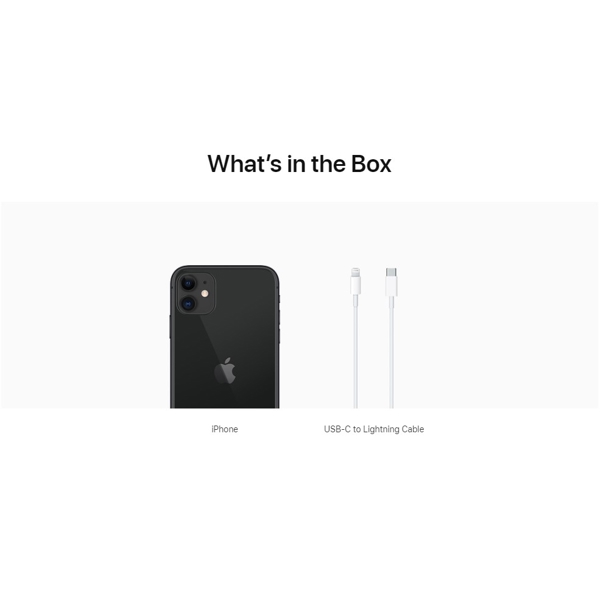 მობილური ტელეფონი Apple iPhone 11 4GB, 128GB Black (A2221)