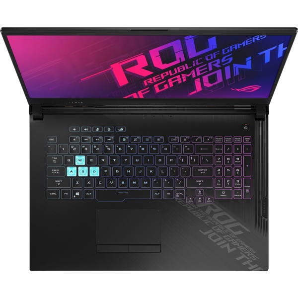 ნოუთბუქი Asus ROG Strix G712LU 17.3" I7-10750H 16GB, 512GB SSD GTX 1660TI 6GB Black