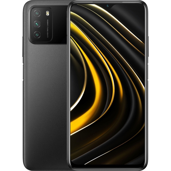 მობილური ტელეფონი Xiaomi POCO M3 (GLOBAL VERSION) 4GB, 64GB Dual Sim LTE Black