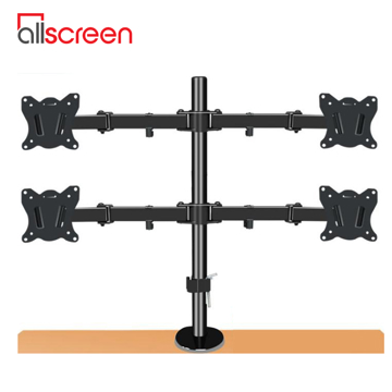 ALLSCREEN MDB4-1327B, 13"-27", Triple Monitor Mount, Black