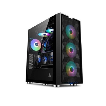 ქეისი Golden Field 8702B ATX Case 4x120mm Fixed Color Fan USB 3.0