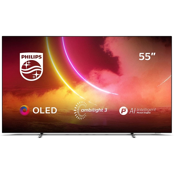 ტელვიზორი Philips 55' Ambilight3 5700 PPI  / UHD / android tv DVB-T2/S2 55OLED805/12