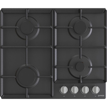 ჩასაშენებელი ქურის ზედაპირი Gorenje Hob G641EXB 4pcs black