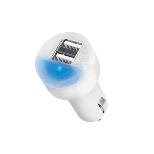 მანქანის USB დამტენი Logilink PA0227 USB Car Charger 2 Port 10,5W White