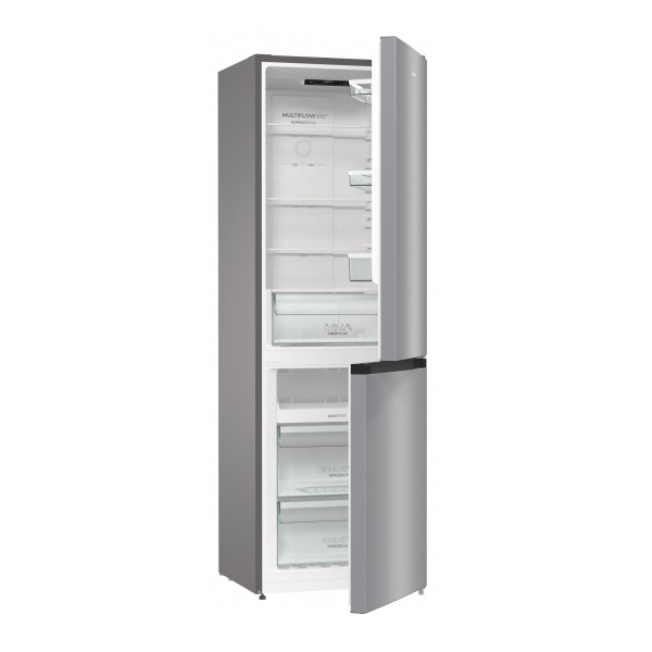 მაცივარი Gorenje Refrigerator NRK6191PS4, 302 L, А, 185 cm, NoFrost, silver