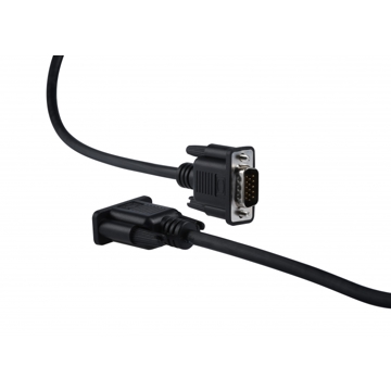 ვიდეო კაბელი 2E Cable 2E SVGA - SVGA HD 15Pin (M/M), 2E-W1702 , Molding Type, black, 1.8m