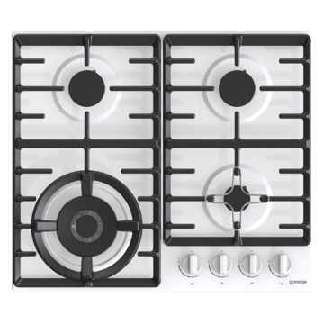 ჩასაშენებელი ქურა Gorenje Hob GW641W 4pcs white