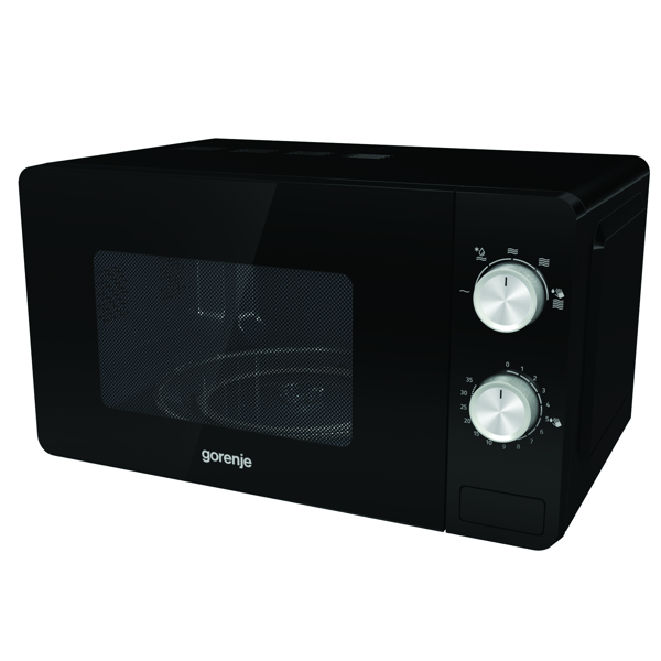 მიკროტალღური ღუმელი Gorenje Microwave Oven MO20E1B 20 L, 800 W, black