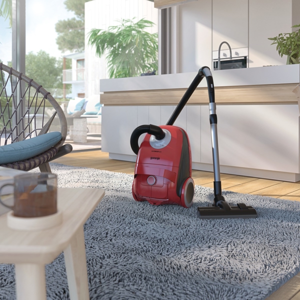 მტვერსასრუტი Gorenje Vacuum Cleaner VCEA21GPLRCY 700 W red