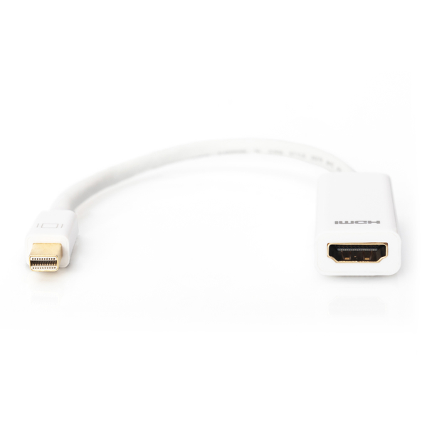 ადაპტერი DIGITUS DisplayPort adapter cable, mini DP - HDMI type A