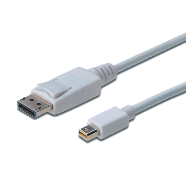 ადაპტერი DIGITUS DisplayPort connection cable, mini DP - DP