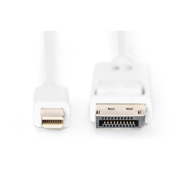 ადაპტერი DIGITUS DisplayPort connection cable, mini DP - DP