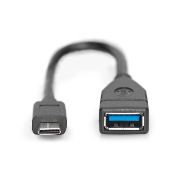 USB ადაპტერი DIGITUS USB Type-C adapter cable, OTG, type C - A