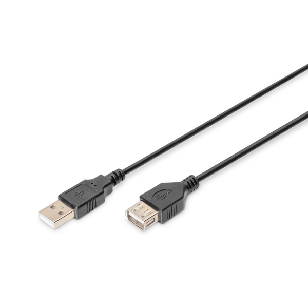 USB კაბელი DIGITUS USB extension cable, type A