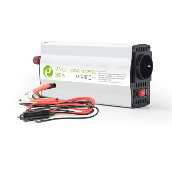 ინვენტორი Energenie EG-PWC-042 12V 300W Car Power Inverter