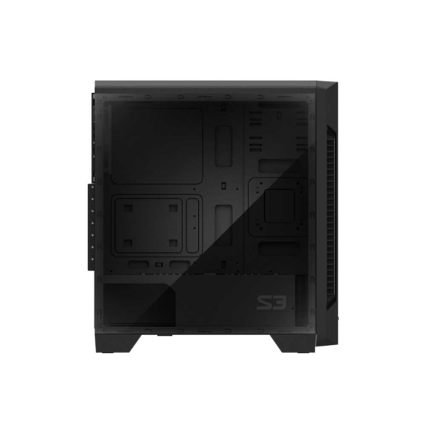 ქეისი Zalman Computer case S3, MidT, 2*USB2.0,1*USB3.0, 3*120mm