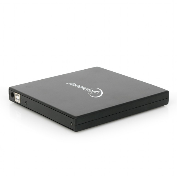 გარე დისკის წამკითხველი Gembird DVD-USB-02 External USB DVD Drive Black