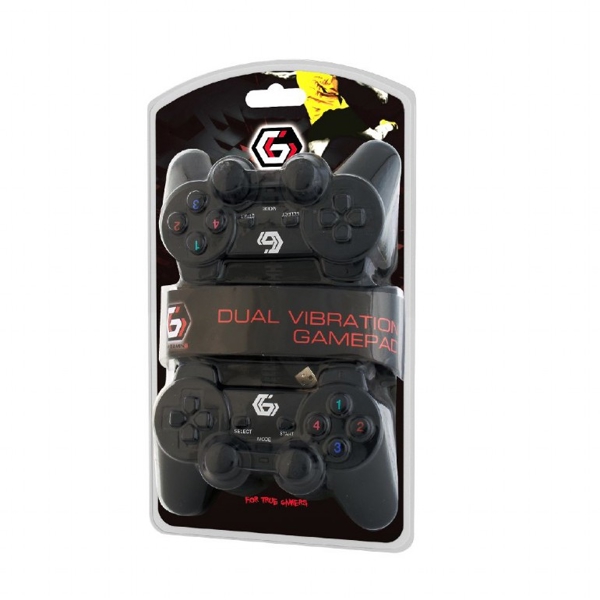 ჯოისტიკი Gembird JPD-UDV2-01 Double USB dual vibration gamepad