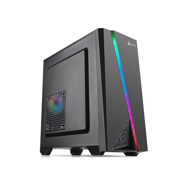 ქეისი Golden Field 3320B ATX Case with RGB Strip 1x120mm Fan USB 3,0