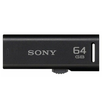 USB ფლეშ მეხსიერება Sony USM64GR, 64GB, USB 2.0, Black