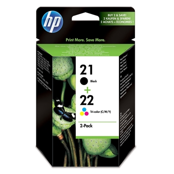 კარტრიჯი HP 21 Black/22 Tri-color 2-pack Original Ink Cartridges (SD367AE)