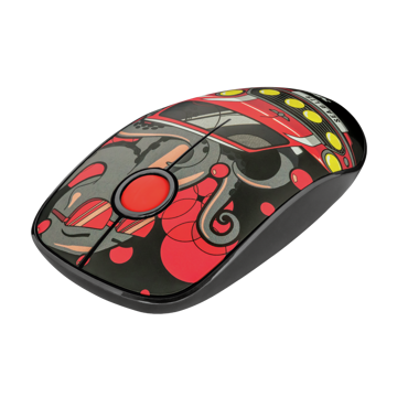 მაუსი Trust Sketch Silent Click Wireless Mouse red