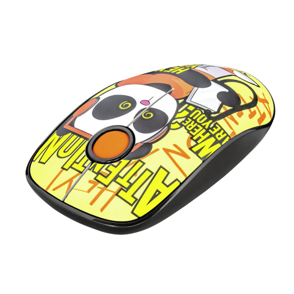 მაუსი Trust Sketch Silent Click Wireless Mouse yellow