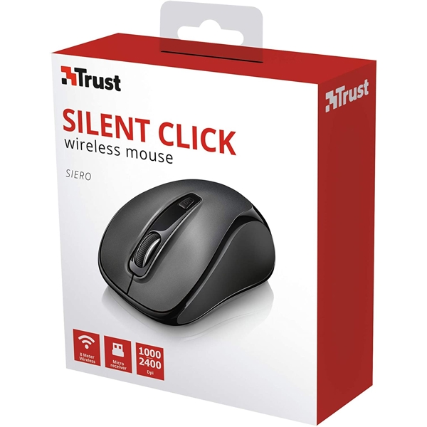 მაუსი Trust Siero Silent Click Wireless Mouse