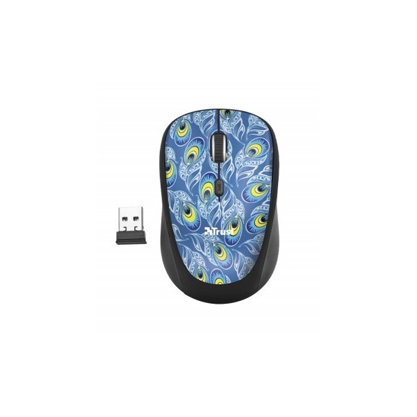 Trust Yvi Wireless Mouse peacock