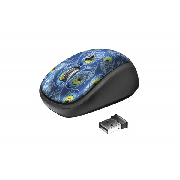 Trust Yvi Wireless Mouse peacock