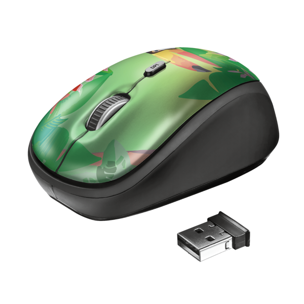 მაუსი Trust Yvi Wireless Mouse toucan