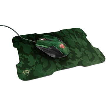 Trust GXT 781 Rixa Camo Gaming Mouse and Mouse Pad