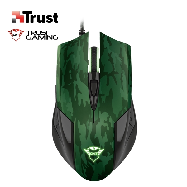 Trust GXT 781 Rixa Camo Gaming Mouse and Mouse Pad