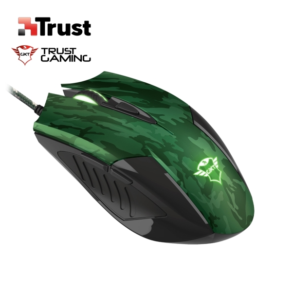 Trust GXT 781 Rixa Camo Gaming Mouse and Mouse Pad