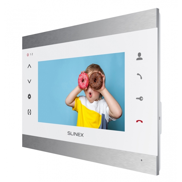 კარის მონიტორი Slinex Indoor monitor SL-07M Silver White