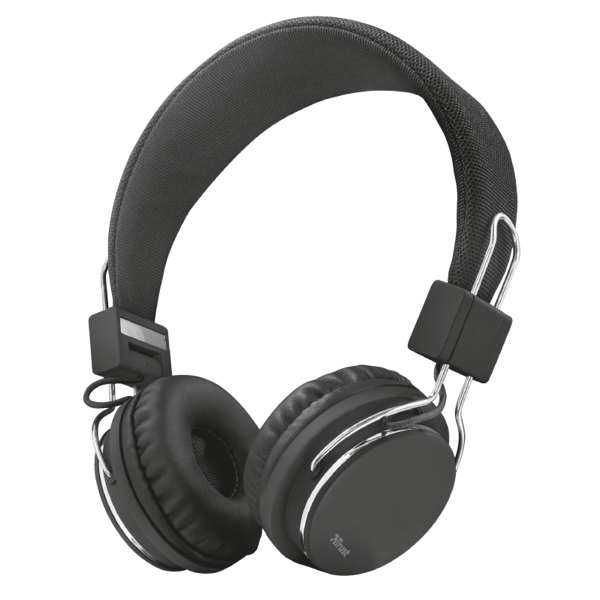 ყურსასმენი Trust Ziva Foldable Headphone for smartphone and tablet black