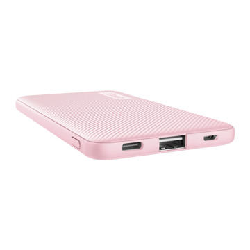 პორტატული დამტენი Trust Primo Powerbank 5.000 mAh pink