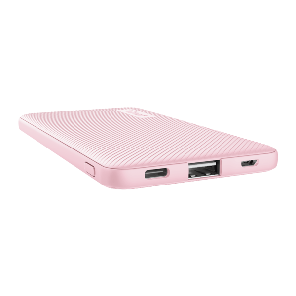 პორტატული დამტენი Trust Primo Powerbank 5.000 mAh pink