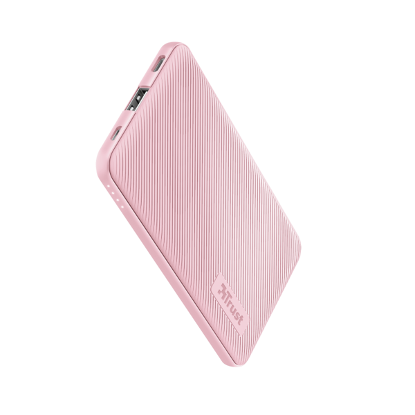 პორტატული დამტენი Trust Primo Powerbank 5.000 mAh pink