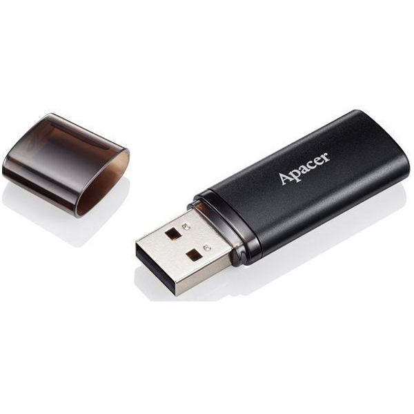 USB ფლეშ მეხსიერება Apacer 16GB USB 3.1 Flash Drive Gen1 AH25B Black