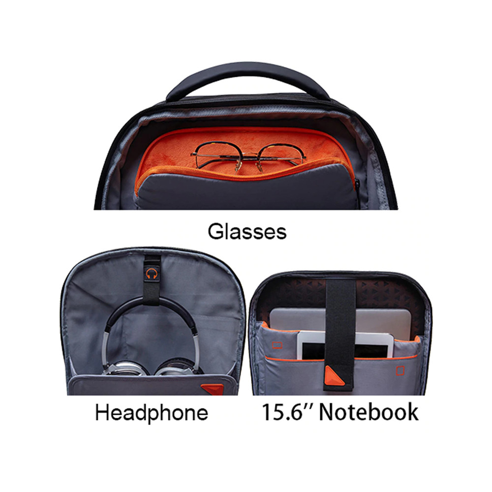 ნოუთბუქის ჩანთა Xiaomi Mi Geek Backpack 15.6'' ZJB4127CN Water-Resistant Black
