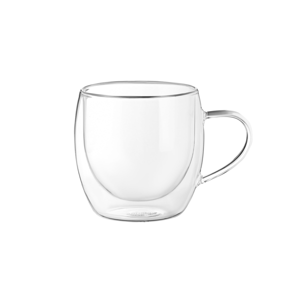 ARDESTO Double wall borosilicate glass mug set Ardesto, 300 ml