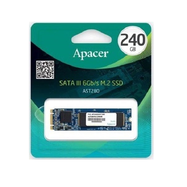 მყარი დისკი Apacer 240GB SSD M.2 AST280 SATA 2280 TLC