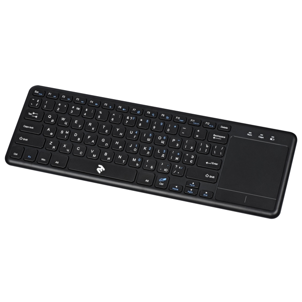 კლავიატურა Wireless Touch Keyboard 2E KT100 BLACK