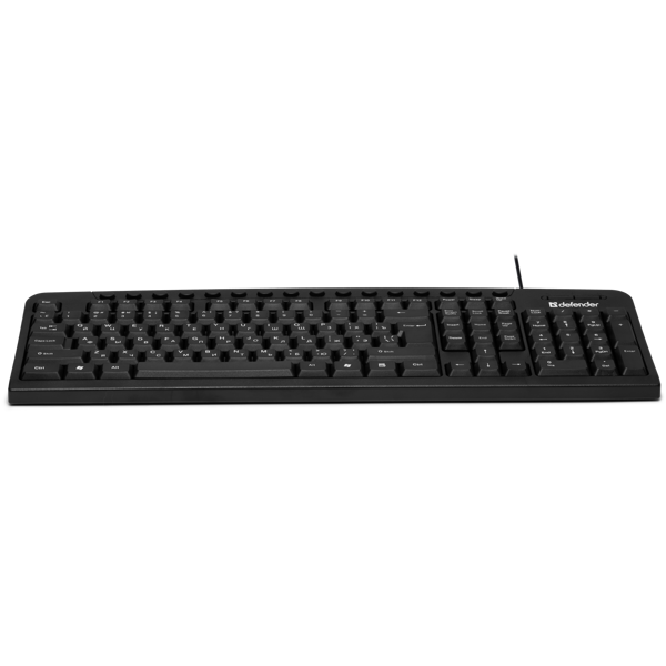 კლავიატურა Defender Focus HB-470 Wired keyboard Black