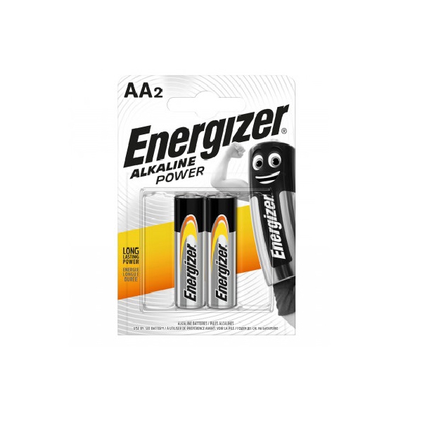 ელემენტი Energizer Alkaline Power AA ელემენტი, 2ც შეკრა AA-FSB2 (E300133000), 7416 