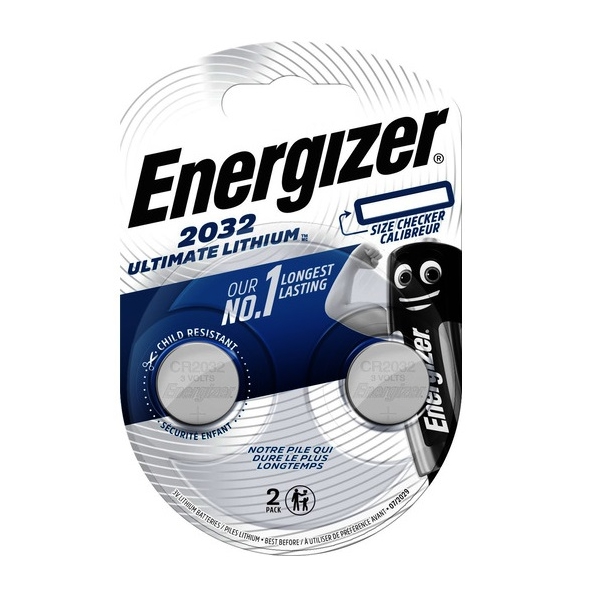 ელემენტი Energizer 2032 BP2 ლითიუმ ელემენტი-ღილაკი, 2ც შეკრა 2032-BP2, 3006